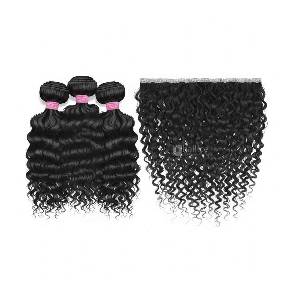 Mink Brazilian Hair Deep Wave Transparent Lace
